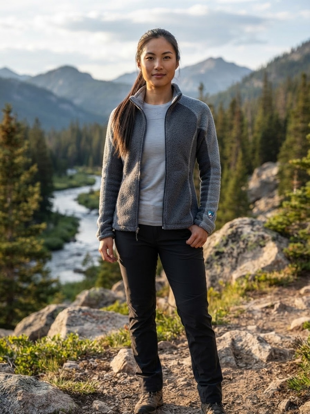 Kuhl Gray Women's Full-Zip Teddy Jacket